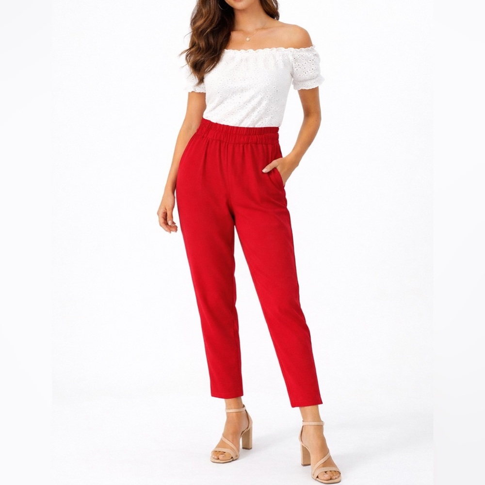 LOFT Red Pants NWT Size Small
